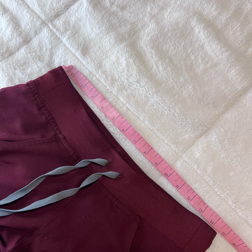 Figs Maroon Technical Collection Straight Pants S… - image 6